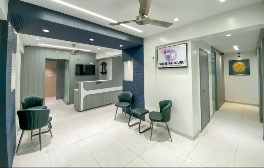 Reception area at Shree Sadguru Dental Clinic
